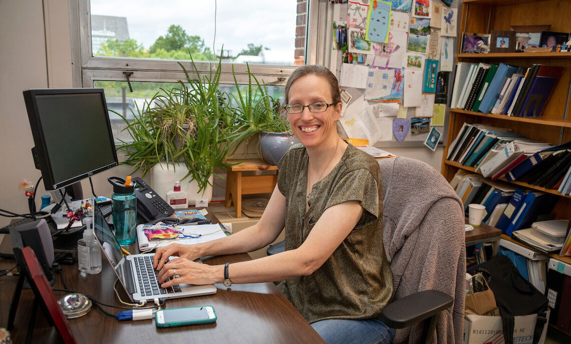 Professor Morford chose F&M in part because of the collaborative opportunities with students.