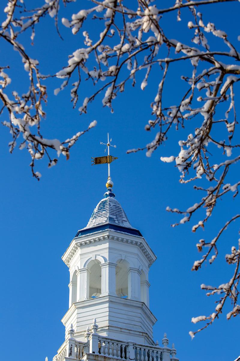 Snow on campus