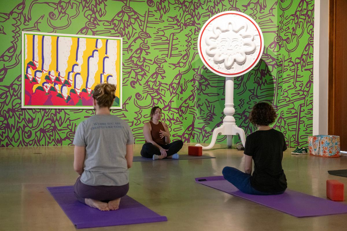 Yoga in the Phillips Museum
