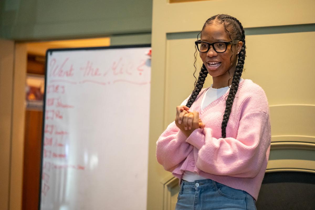 Messanh, a Posse New York Scholar, said she chose F&M because she wanted a tightknit, intellectually challenging community where relationships matter.