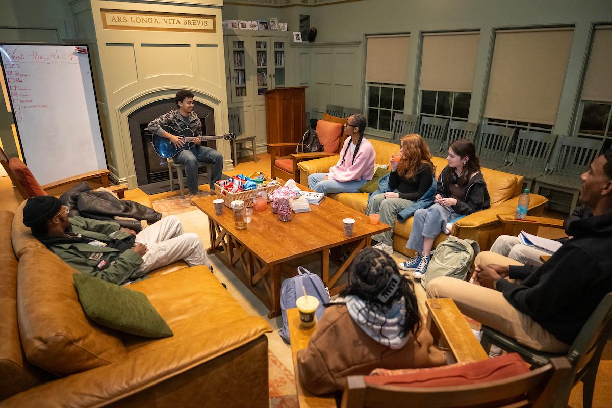 In her role, Messanh hosts campus gatherings—including the open mics that first sparked her passion for the Writers House and its community.