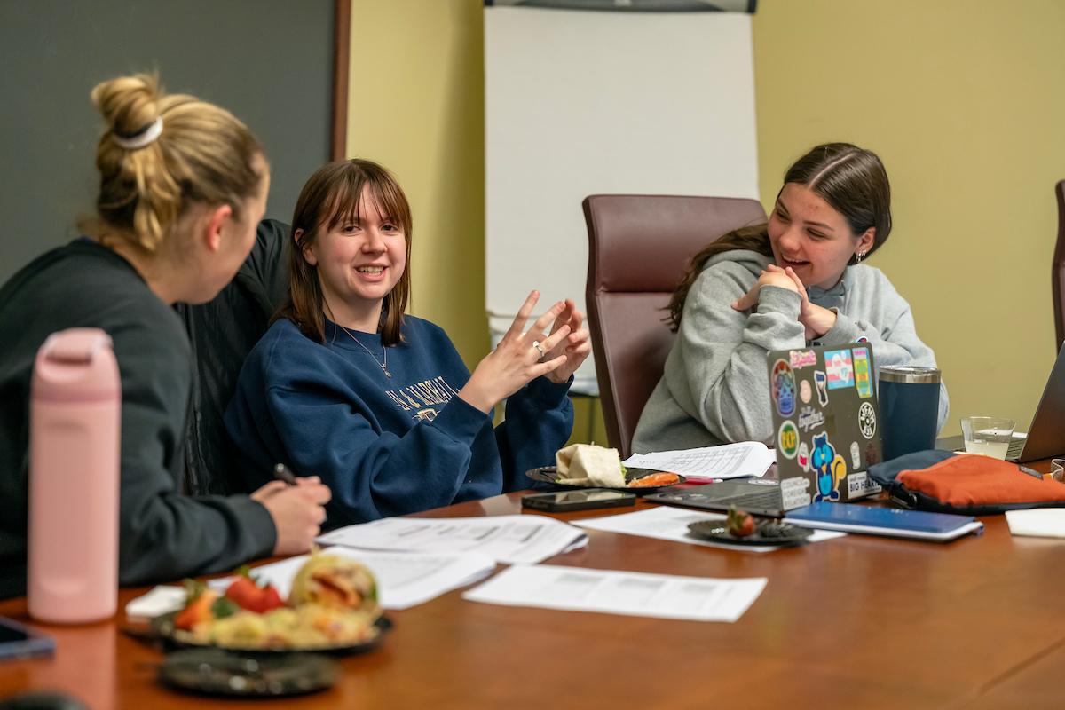 The group has an opportunity that undergraduate students rarely get: they’ll analyze the data, then write sections of the first draft of a polling report Yost will distribute to a national and international list of journalists and political experts.