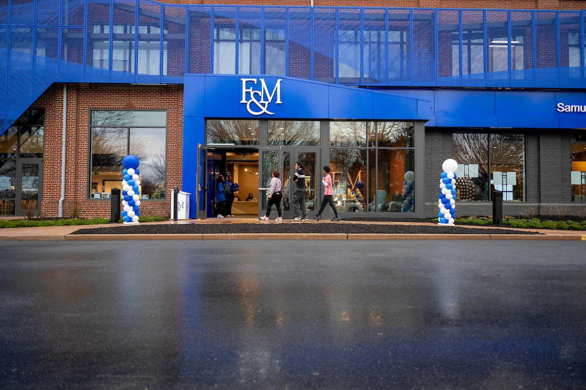 The Lombardo Welcome Center at F&M