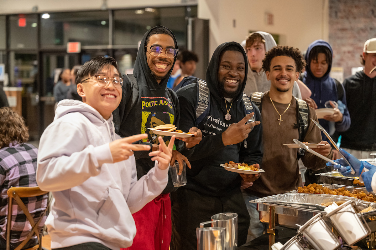 Flapjack Fest in the Dining Hall