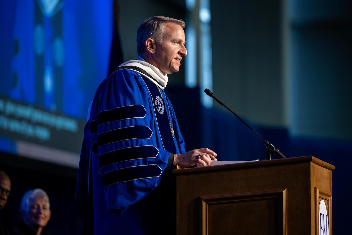 President Andrew Rich at F&M Class of 2026 Commencement