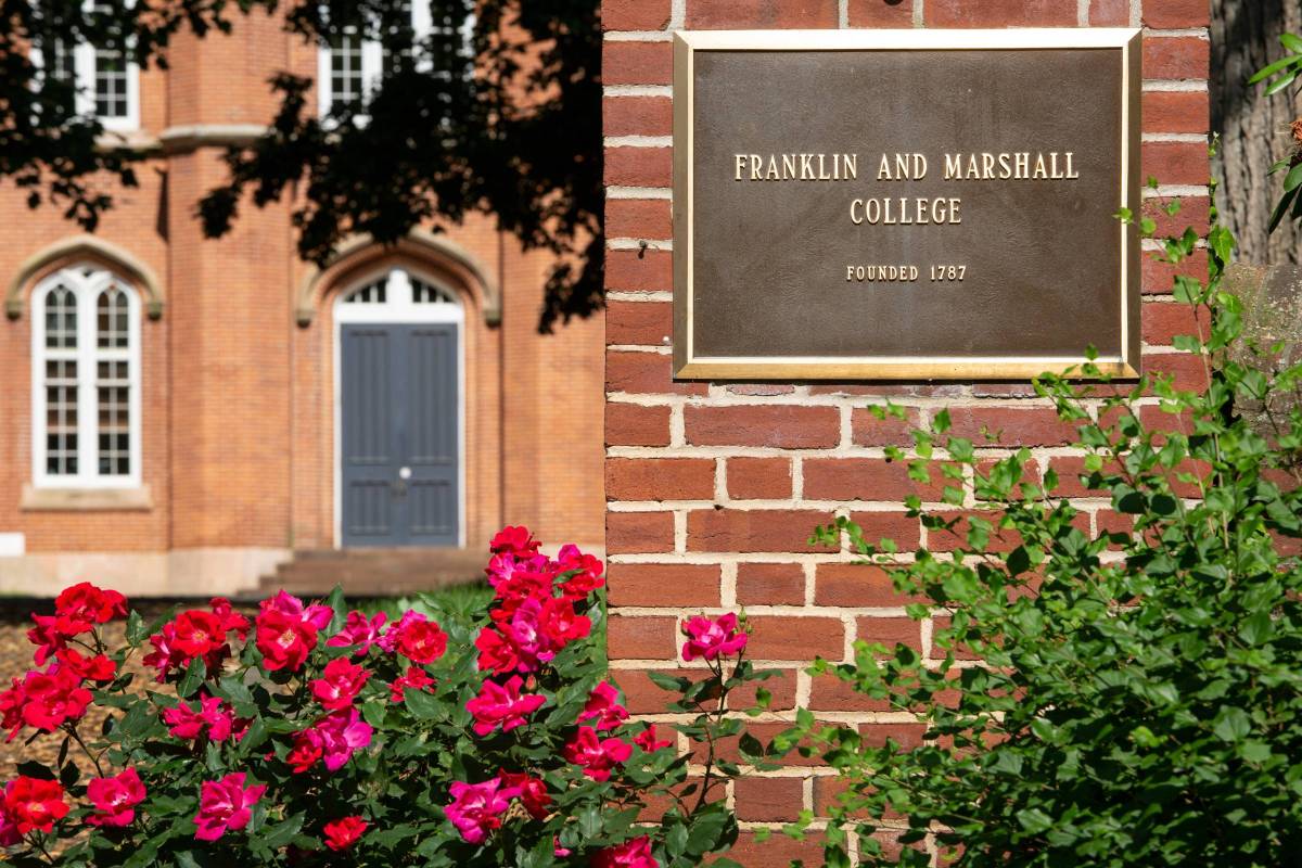 Franklin & Marshall College plaque