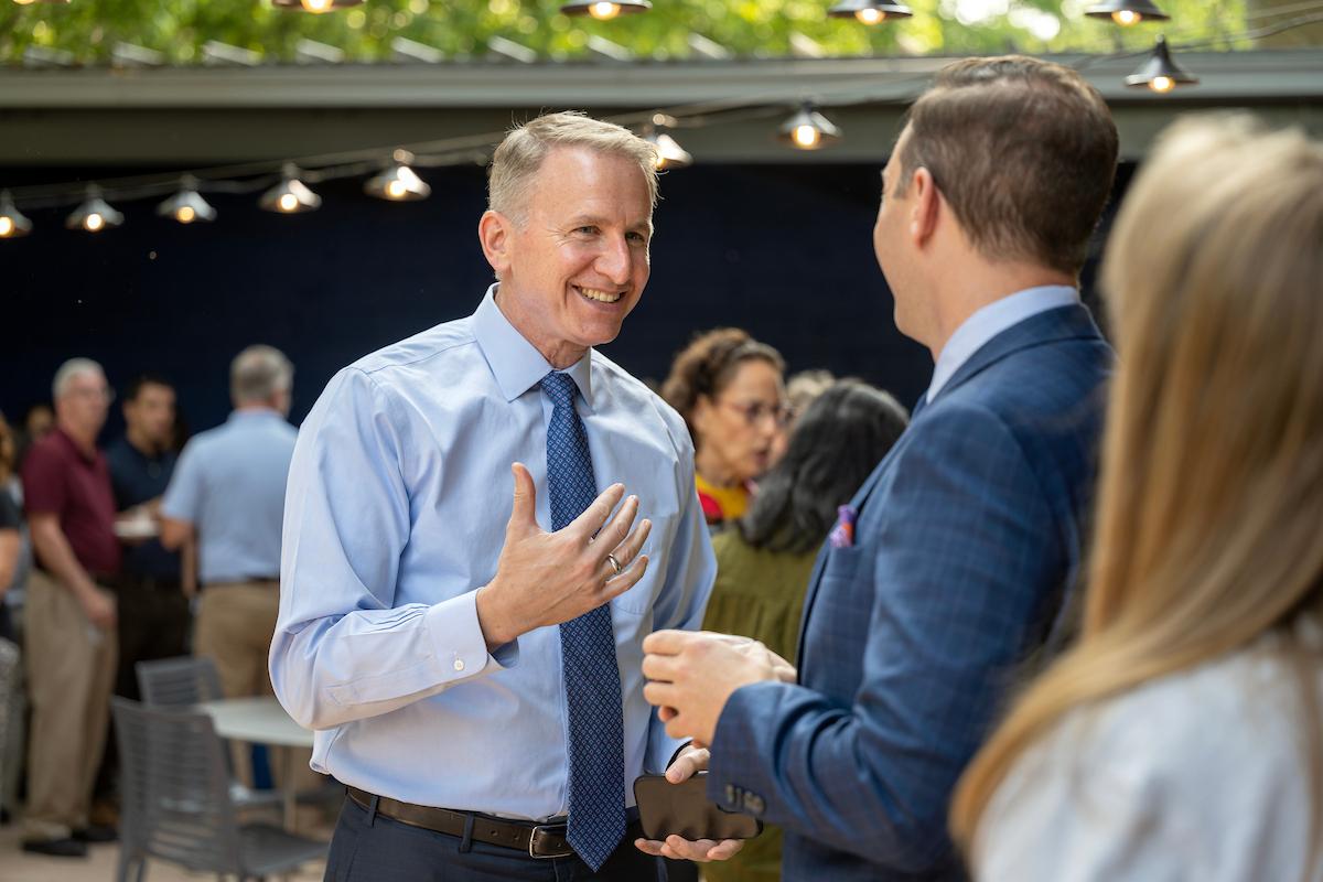 President Andrew "Andy" Rich at the Summer Refresher with President Andy event.