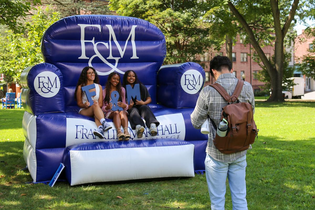 First day of classes on campus