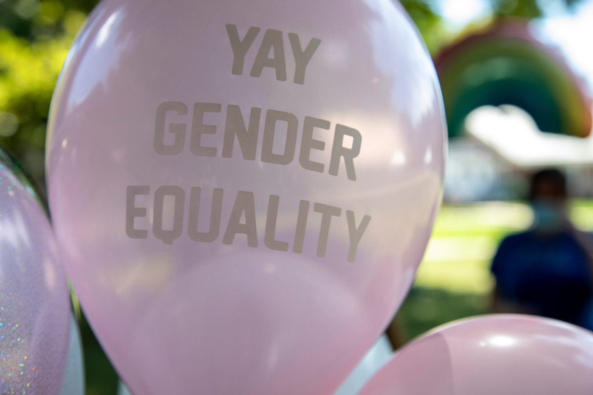 Yay Gender Equality balloon