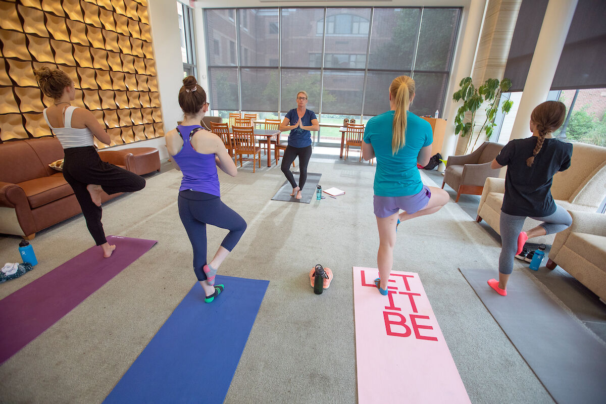 Yoga in Weis House-Mindfulness