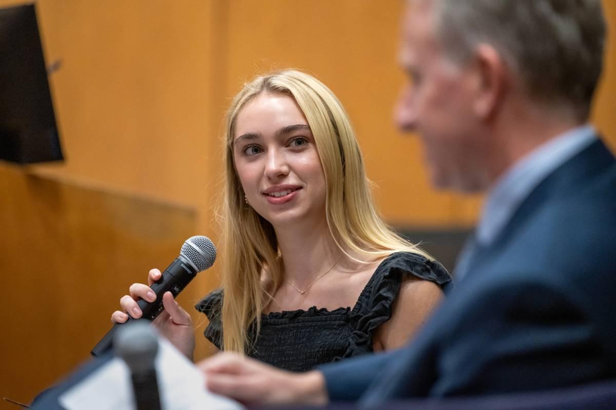 Common Hour with President Andy Rich and Caroline Riegel '26