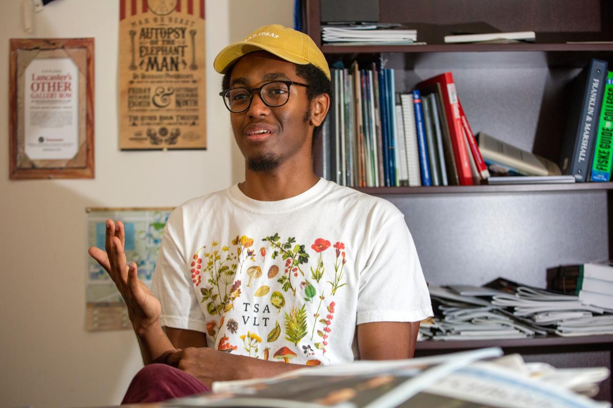 The American Academy of Poets named F&M senior Jonny Teklit “Most Promising Young Poet” for his “Black Mythology,” in which he eloquently captured the historic experience of being black in America. Image Credit: Deb Grove