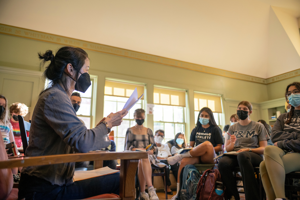 Julie Otsuka, Franklin & Marshall College’s 2022-23 Hausman lecturer. 