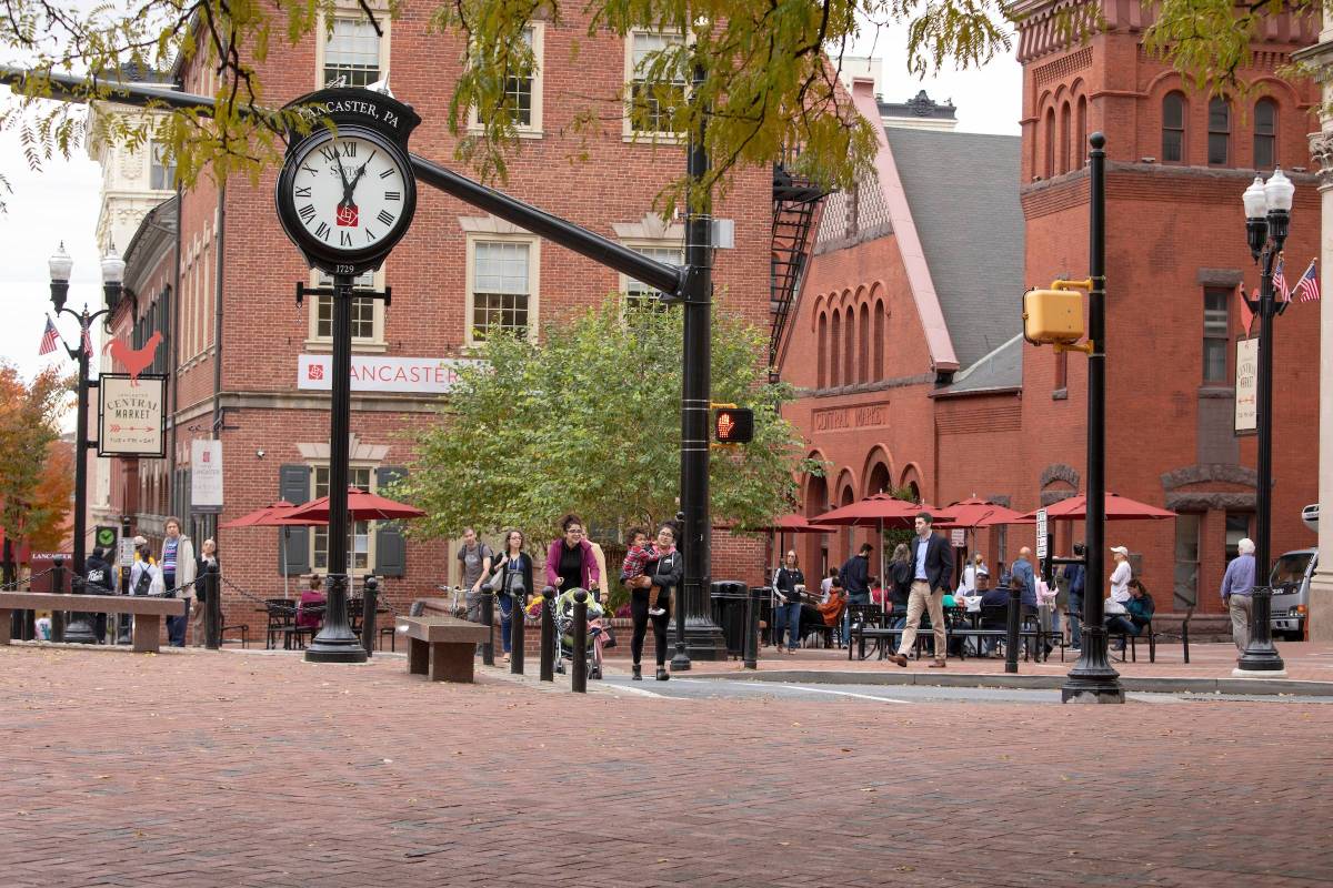 Lancaster Central Market, built in 1730 and the oldest continuously operating farmers markets in the U.S.