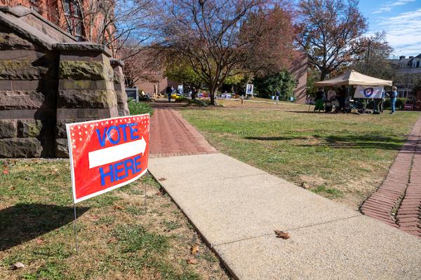 The polling location for Franklin & Marshall students