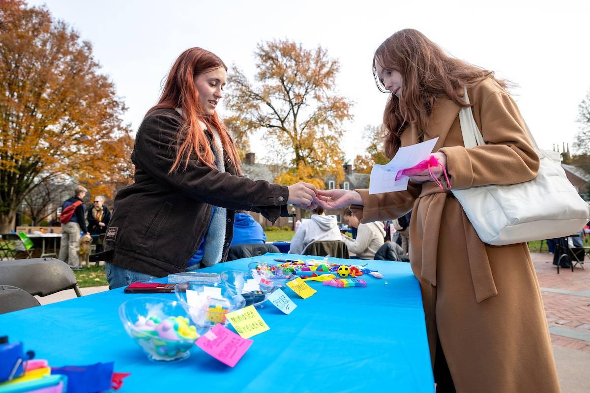 Piper Lidstad ’27 wellness fair