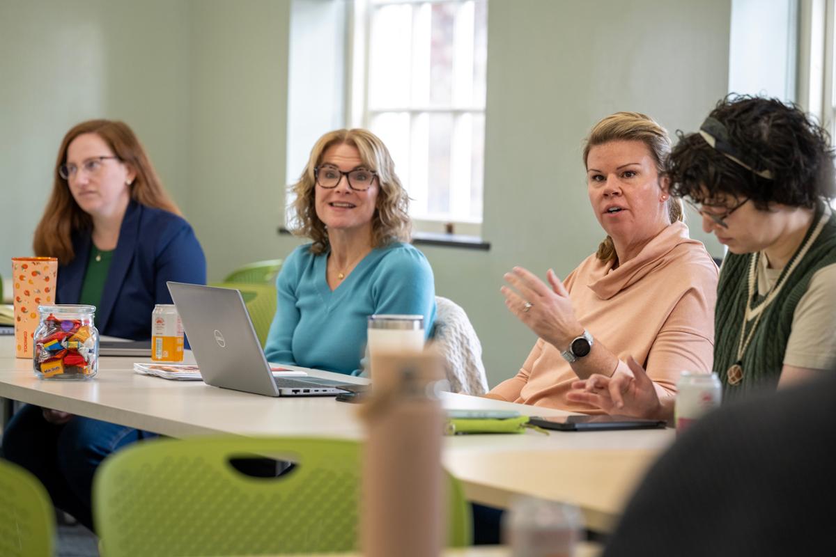 During the fall semester, Associate Professor of Sociology Caroline Faulkner and Senior Instructional Designer Kelly Miller offered a four-part workshop for faculty to help them guide students navigating AI for a wide variety of academic purposes.