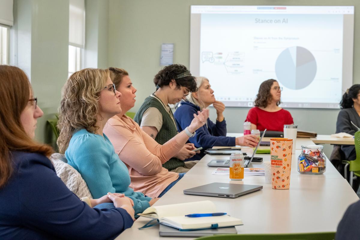Faculty said they came away with a better understanding of how to help students critically engage with AI as a tool that can add value to F&M’s approach to the liberal arts, which develops critical skills in reading, writing, thinking, analyzing, debating, and active listening.