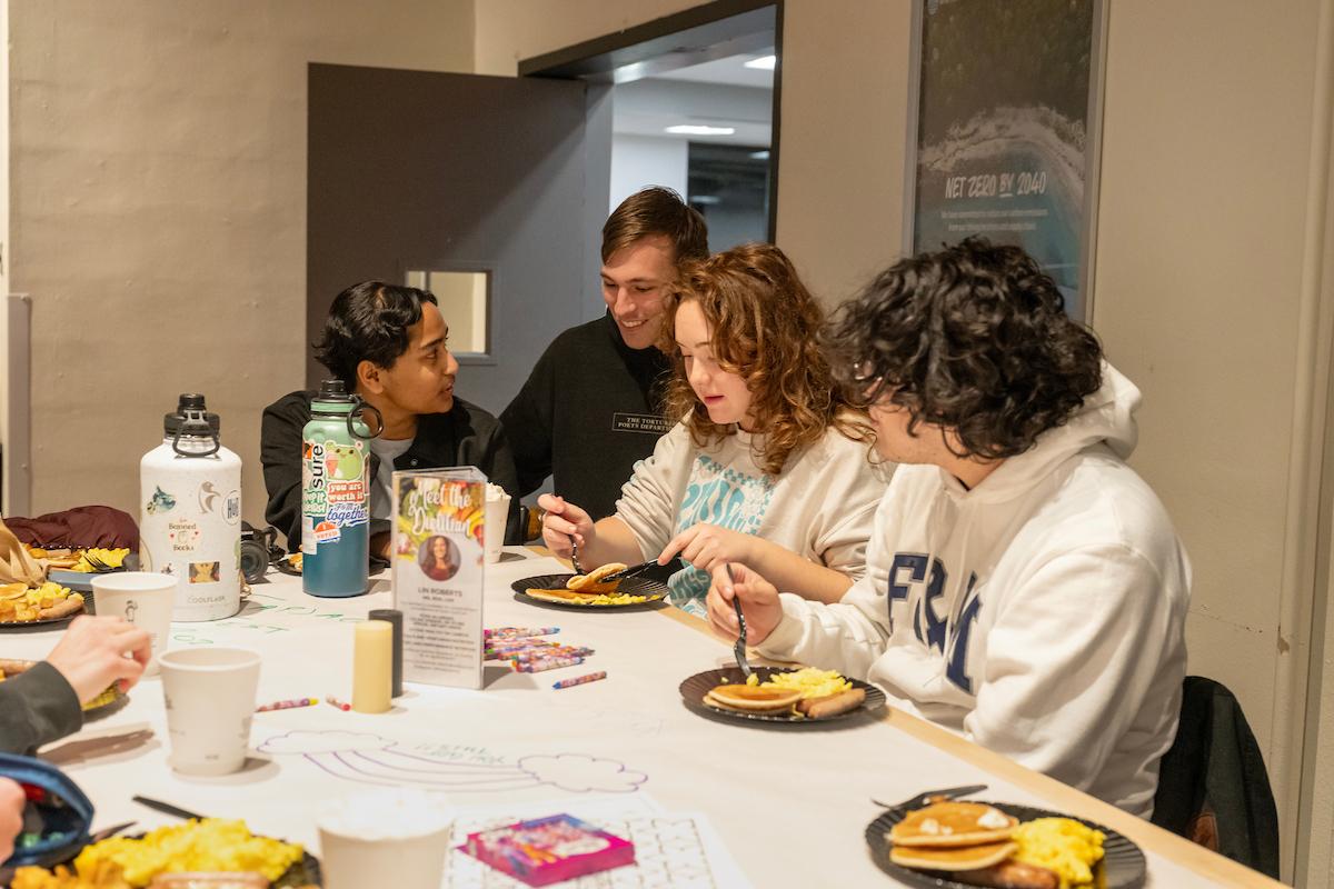 Students a FlapJack Fest