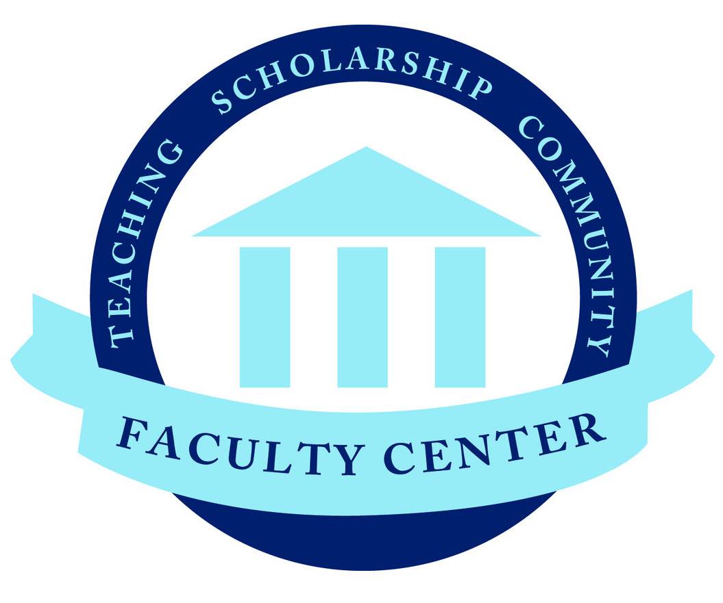 Faculty Center Logo. Teaching, Scholarship, Community. Faculty Center.