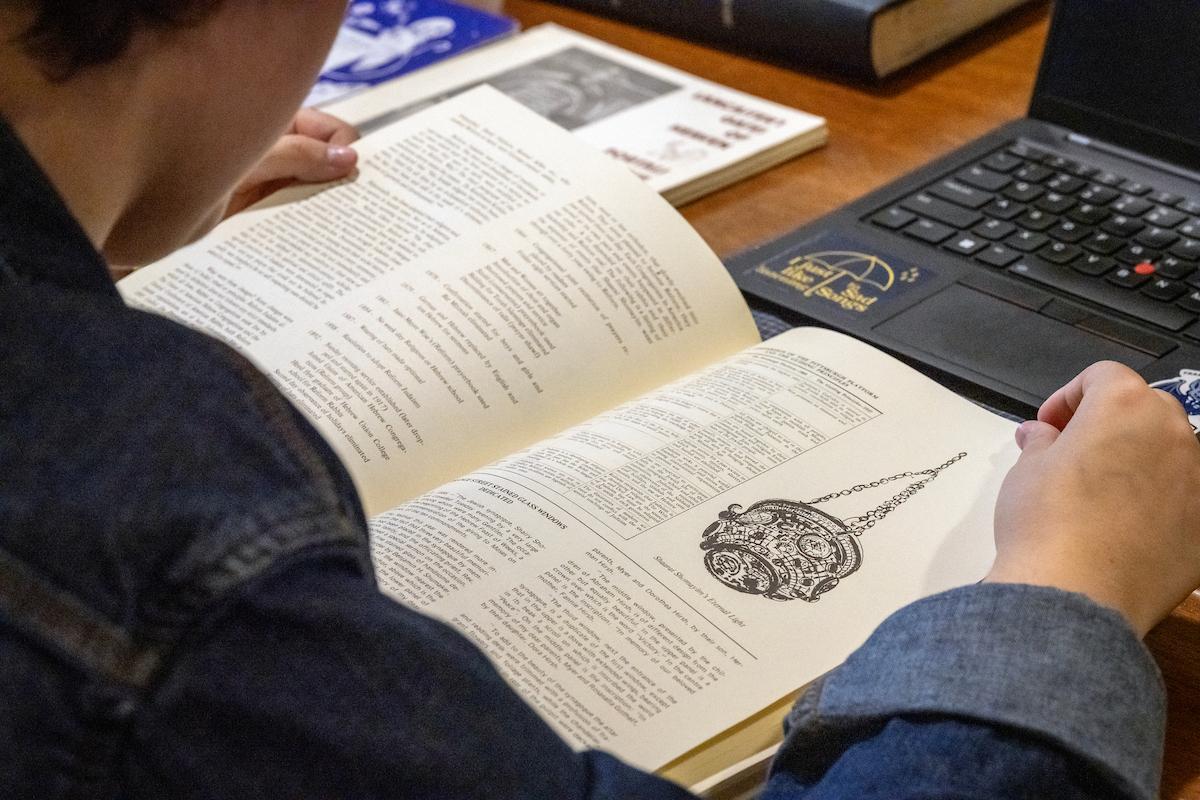 Taylor is eyeing a career in library sciences, particularly in special collections or archives work. “This project gave me experience working in archives and handling archival materials,” Taylor said. “It has helped me grow my research, critical thinking, and time management skills.”