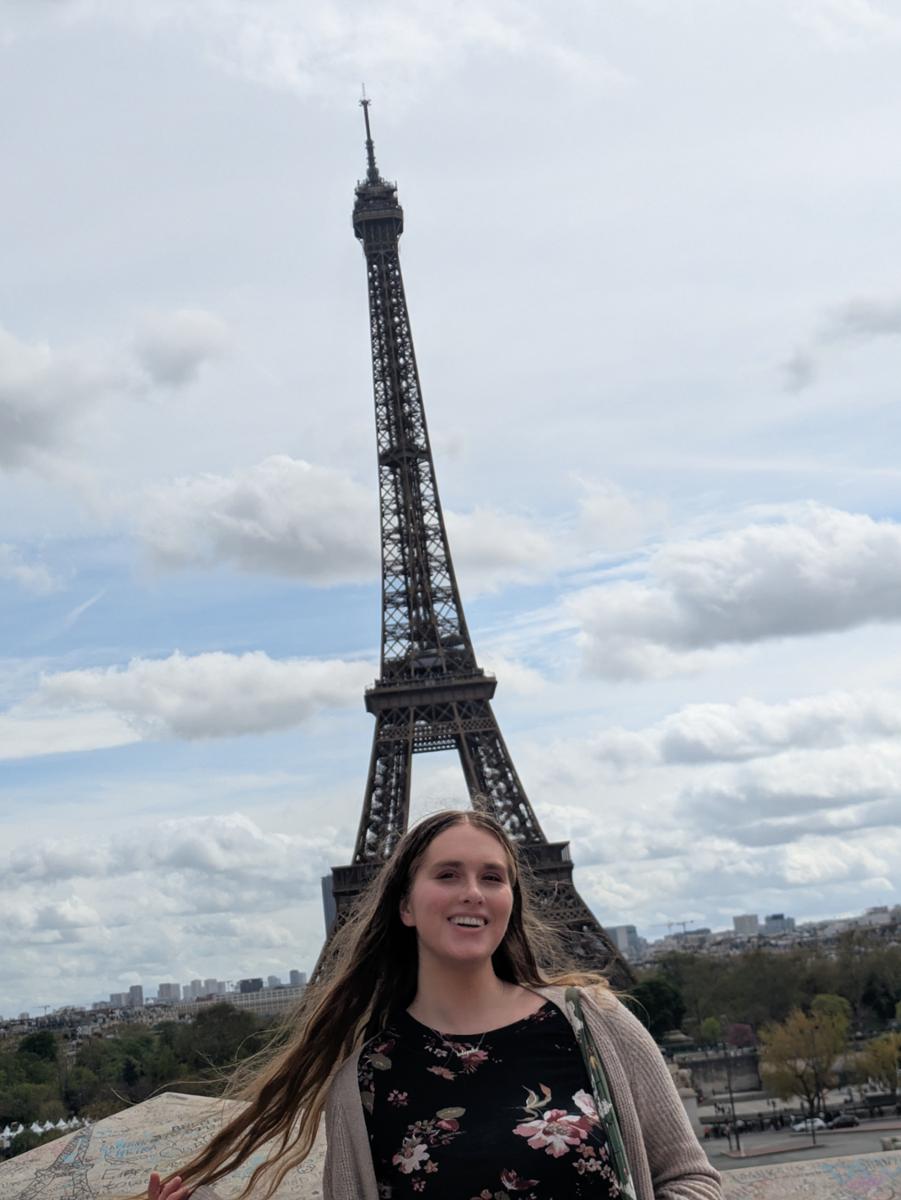 During her spring break, Metz solo-traveled to France, Belgium, and the Netherlands.