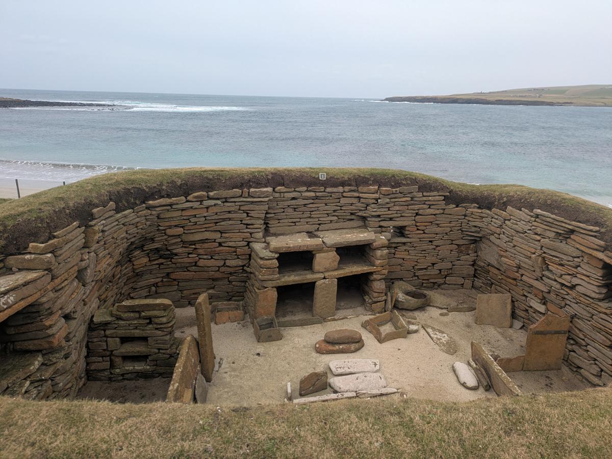 Achaeological sites Skara Brae, the oldest preserved village in Europe. Photo credit: Eleanor Metz '27