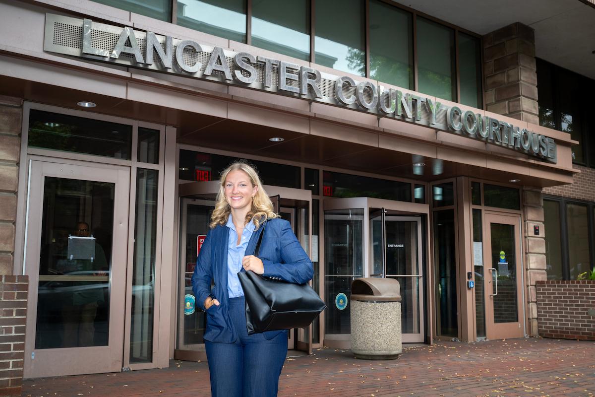 During her internship, DeBrandt attended trial proceedings, worked with clients, conducted critical legal research, and more.
