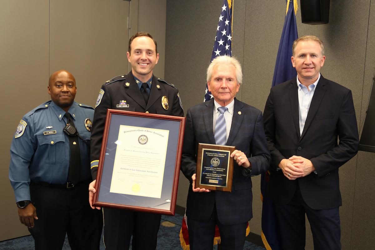 F&M’s Department of Public Safety has been formally recognized as a PLEAC Premier Accredited Agency.