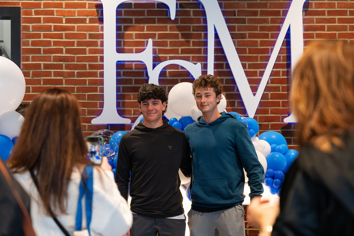 Members of the Class of 2030 visiting F&M