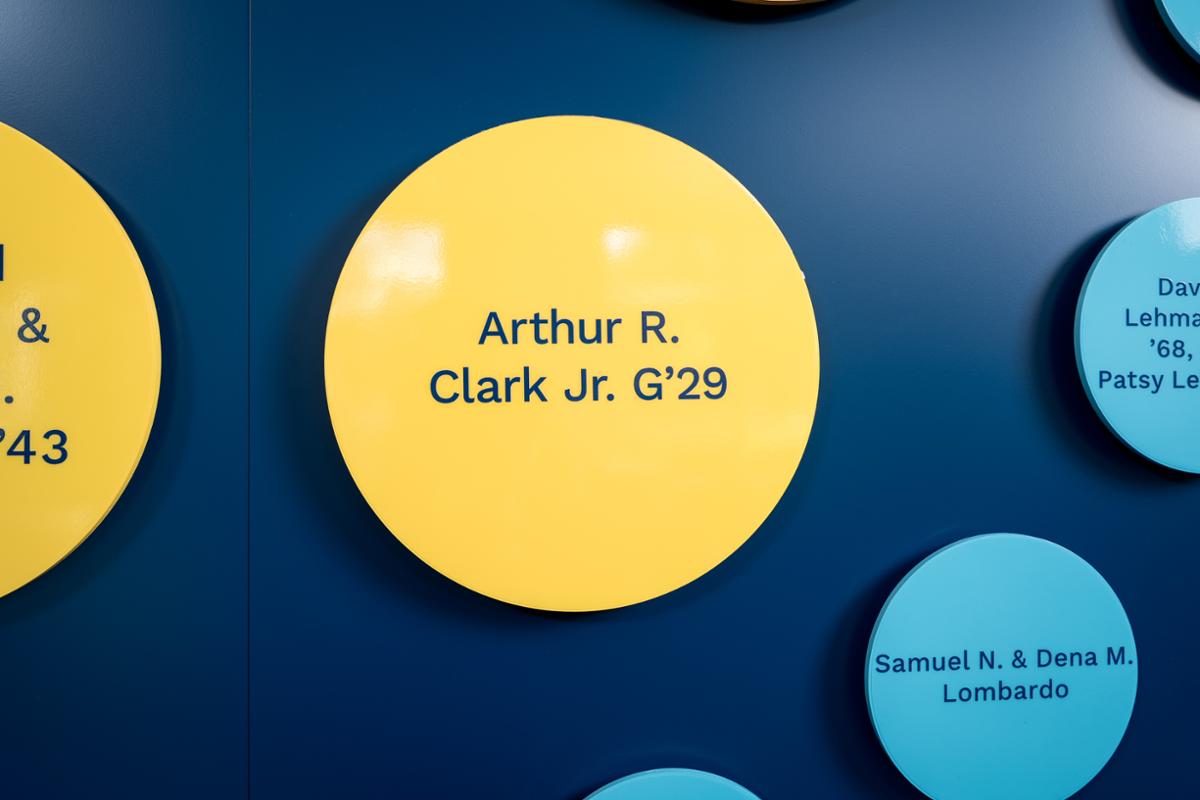 This past True Blue Weekend, Arthur R. “Art” Clark, Jr.’s philanthropy was celebrated with his induction to the Kite & Key Circle.