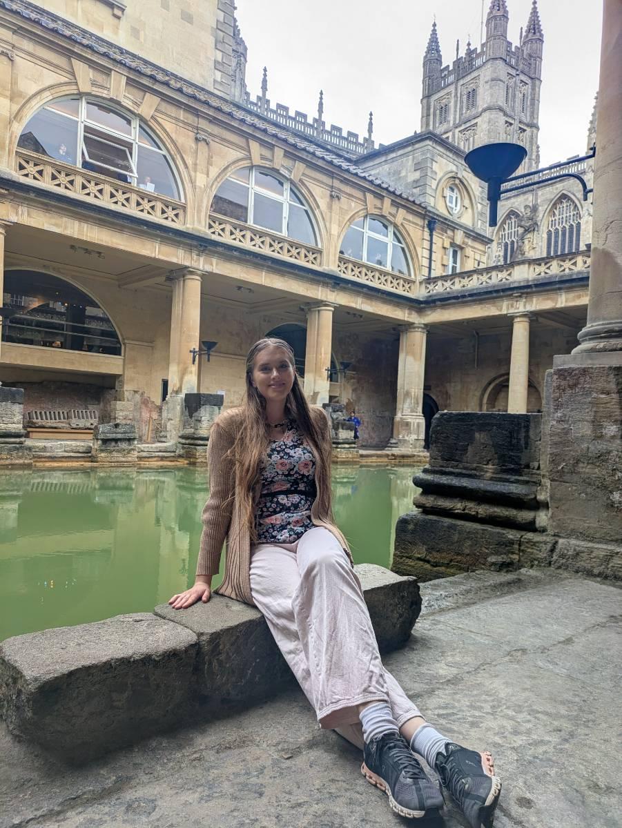 In 2025, Metz spent a summer in Bath, England, where she studied Roman history.
