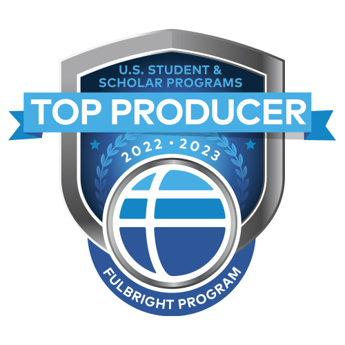 Fulbright Top-Producing Institution At F&M, we are proud to be recognized by Fulbright as a top-producing institution.