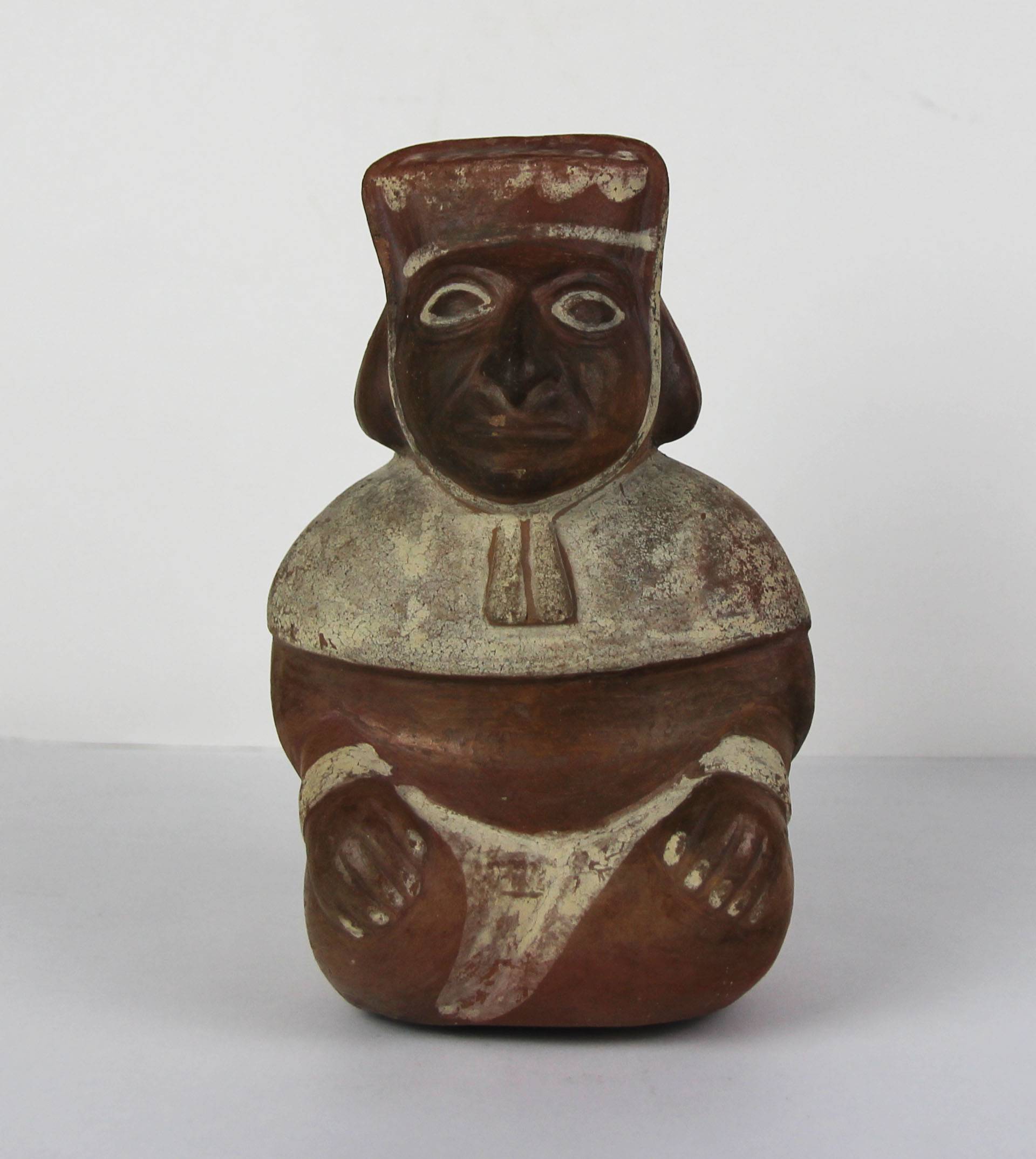 Precolumbian figurative vessel