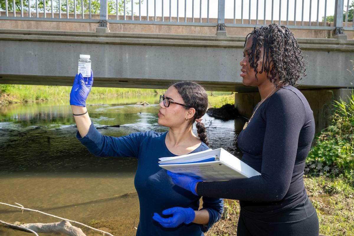 Water samples from the Little Conestoga Creek near Marietta Ave.