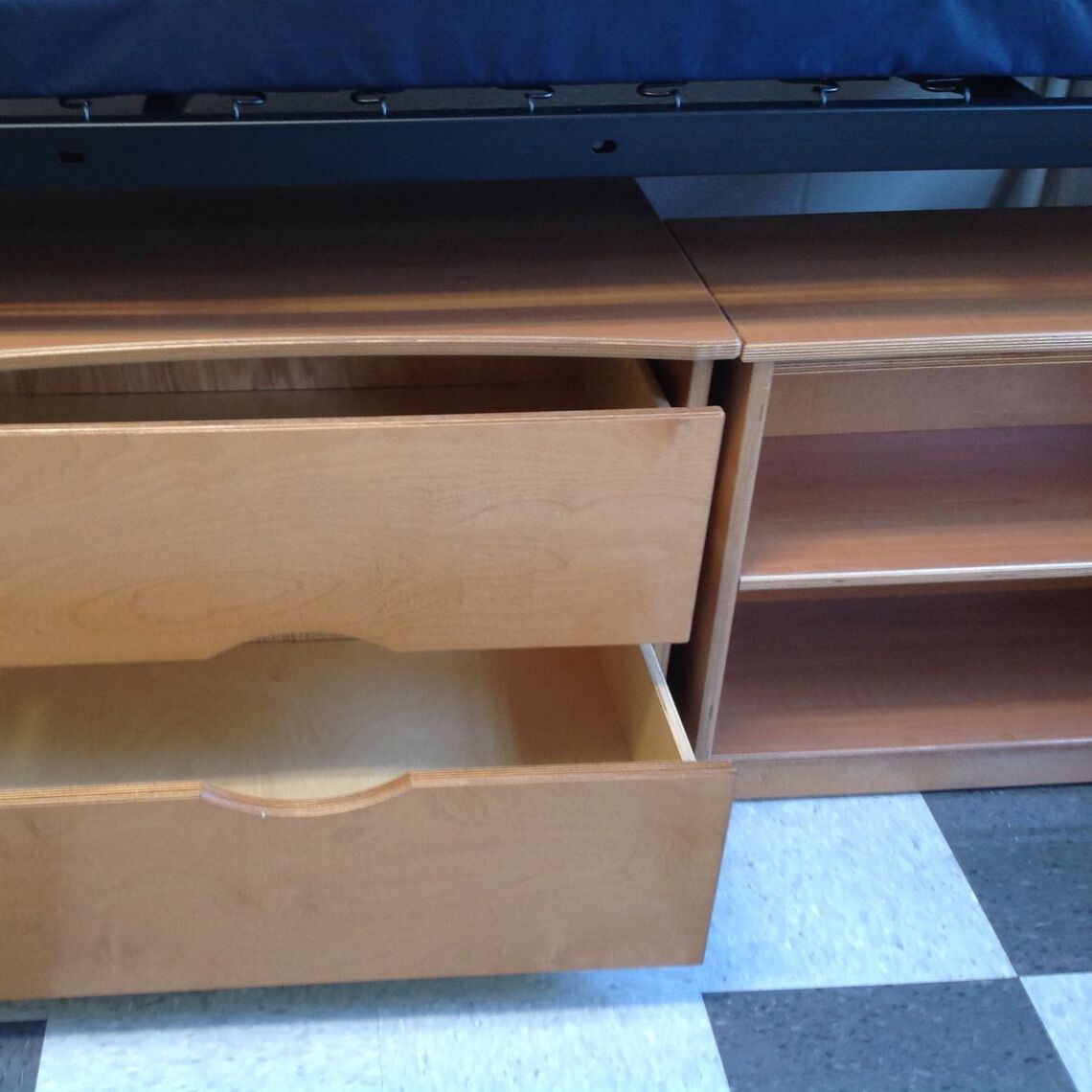 Typical drawers in Buchanan and Marshall Halls.