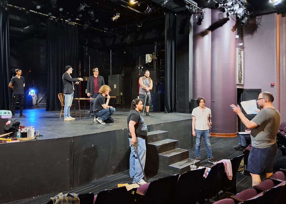 The Lancaster Shakespeare Theatre productions are directed by F&M's very own Justin Hopkins ’07, writing center director and senior teaching professor of English (right).