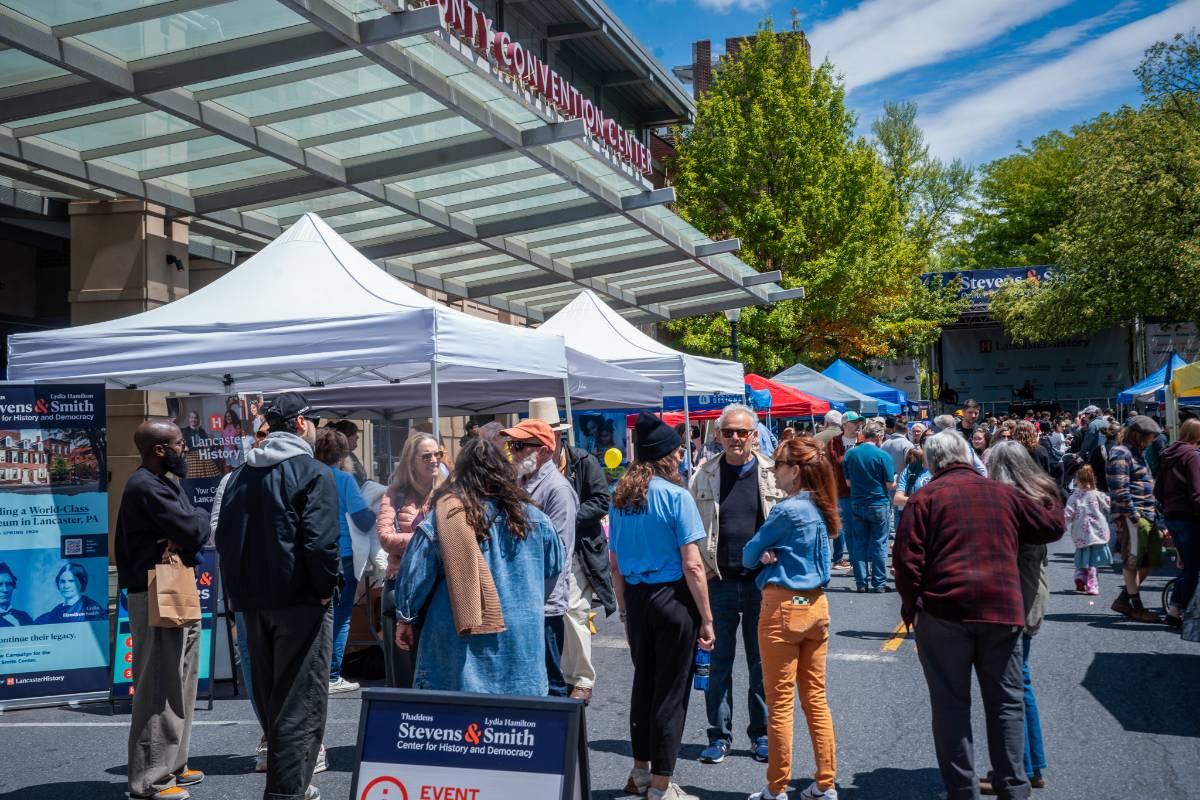 Vine Street opening weekend of Thaddeus Stevens & Lydia Smith Center.
