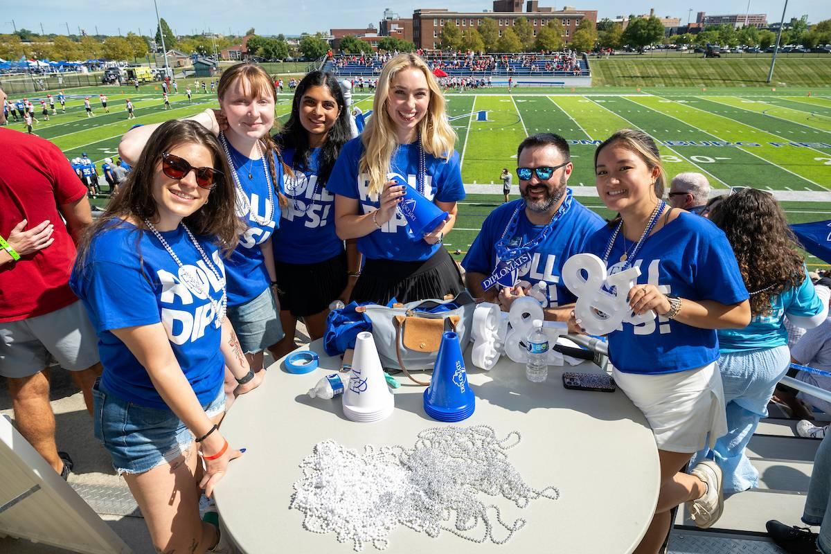 Students and staff celebrate True Blue Weekend