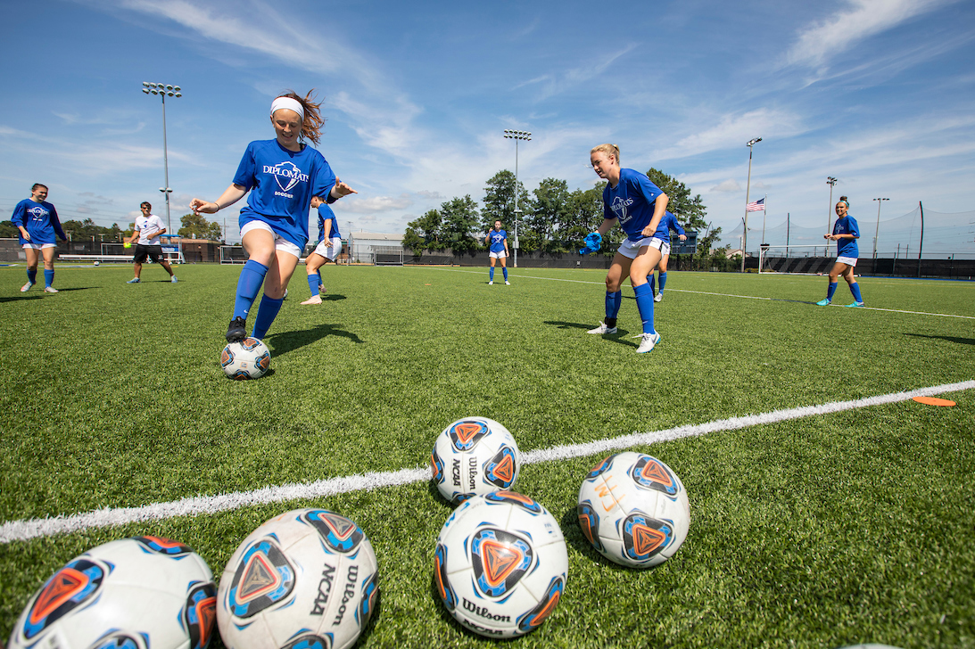 Women's Soccer Practice