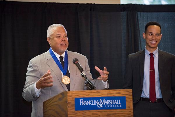 PA State Senator Anthony Williams speaks during AAAC Bridgett Awards Ceremony.