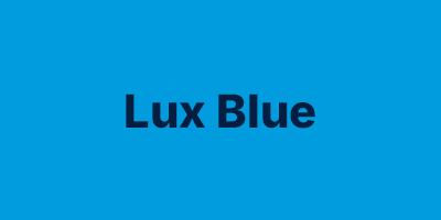 Secondary Color: Lux Blue