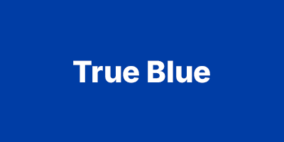 Primary Color: True Blue