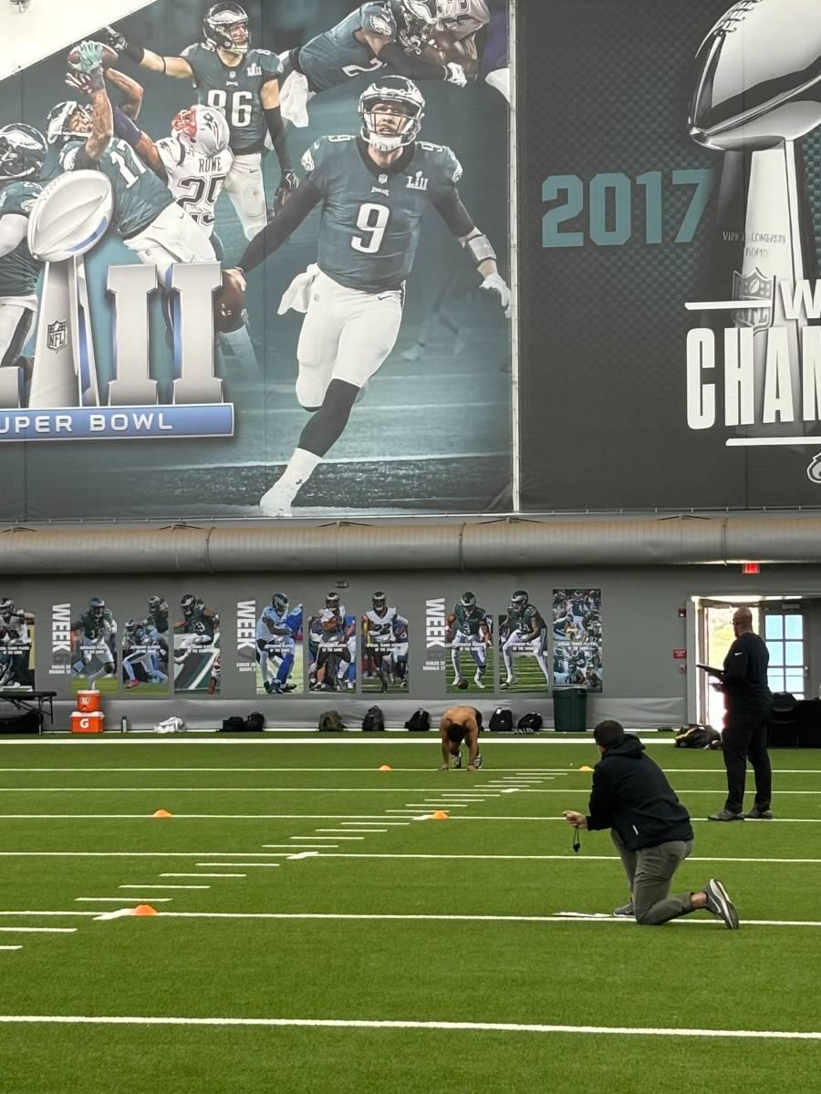 Gary Lewis '26 pro day