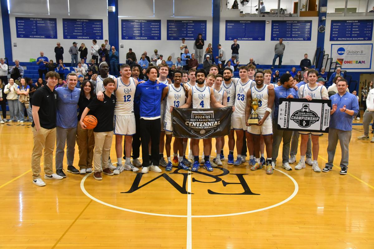 The F&M men's basketball team won the 2024-2025 Centennial Conference Championship