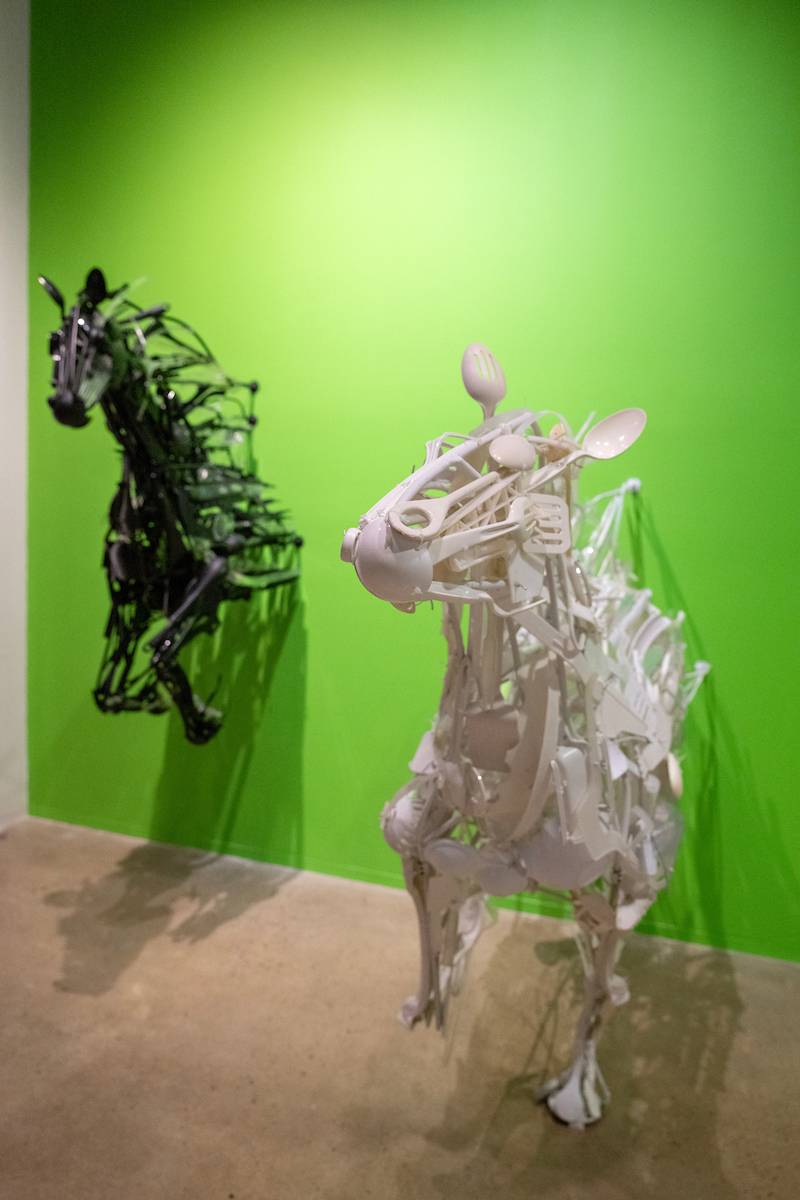 Sayaka Ganz horse sculptures