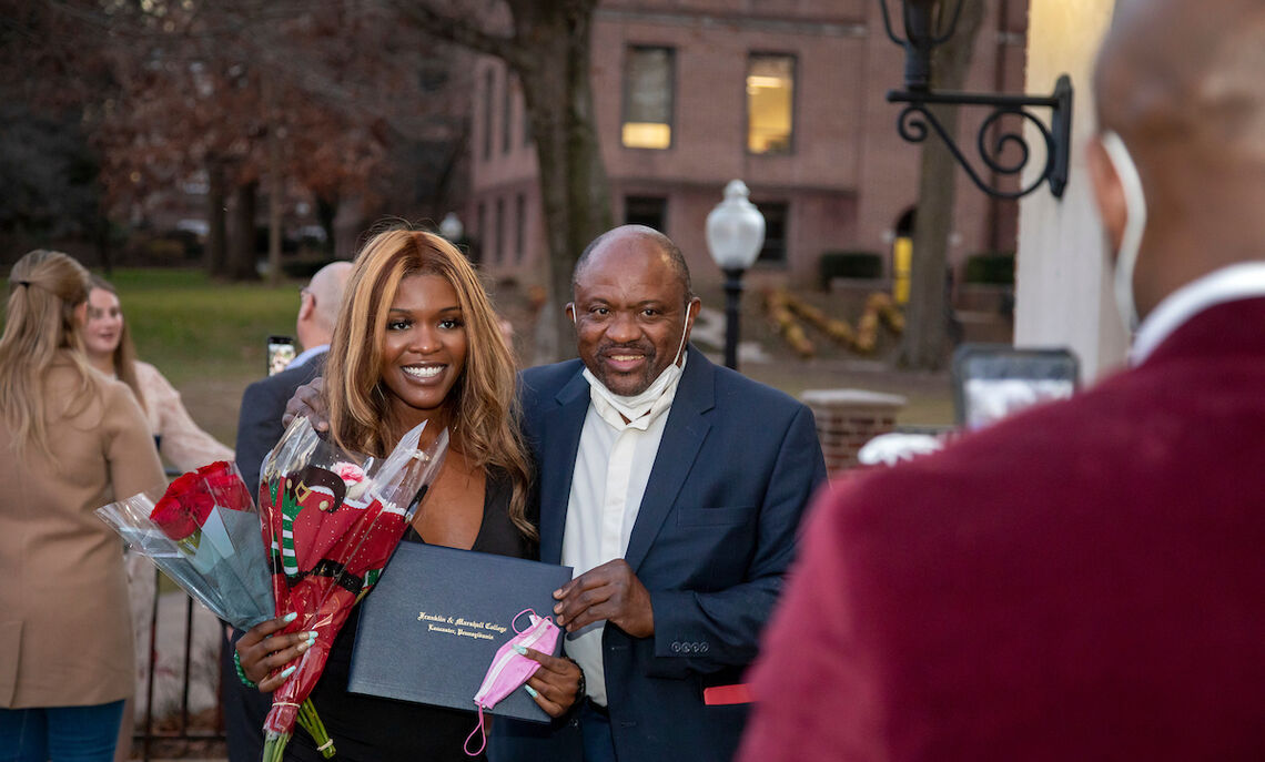 F&M celebrated 50 winter graduates on Dec. 14. The ceremony recognizes students who complete academic requirements ahead of their cohort, or complete an extra term.