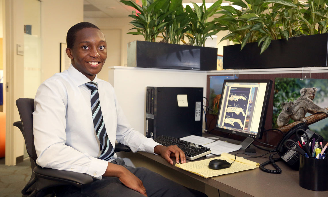 Oyalabu has several tasks he pursues in helping to advocate for the program Climatico.