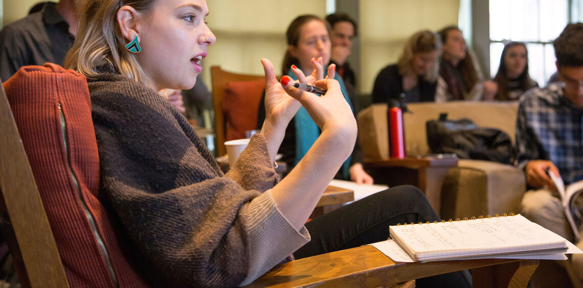 Alumna Mandy Berman ’09 gave a reading and hosted a craft talk at the Emerging Writers Festival (EWF) in 2018. For the third year in a row, an F&M graduate will be among the attendees of the EWF.