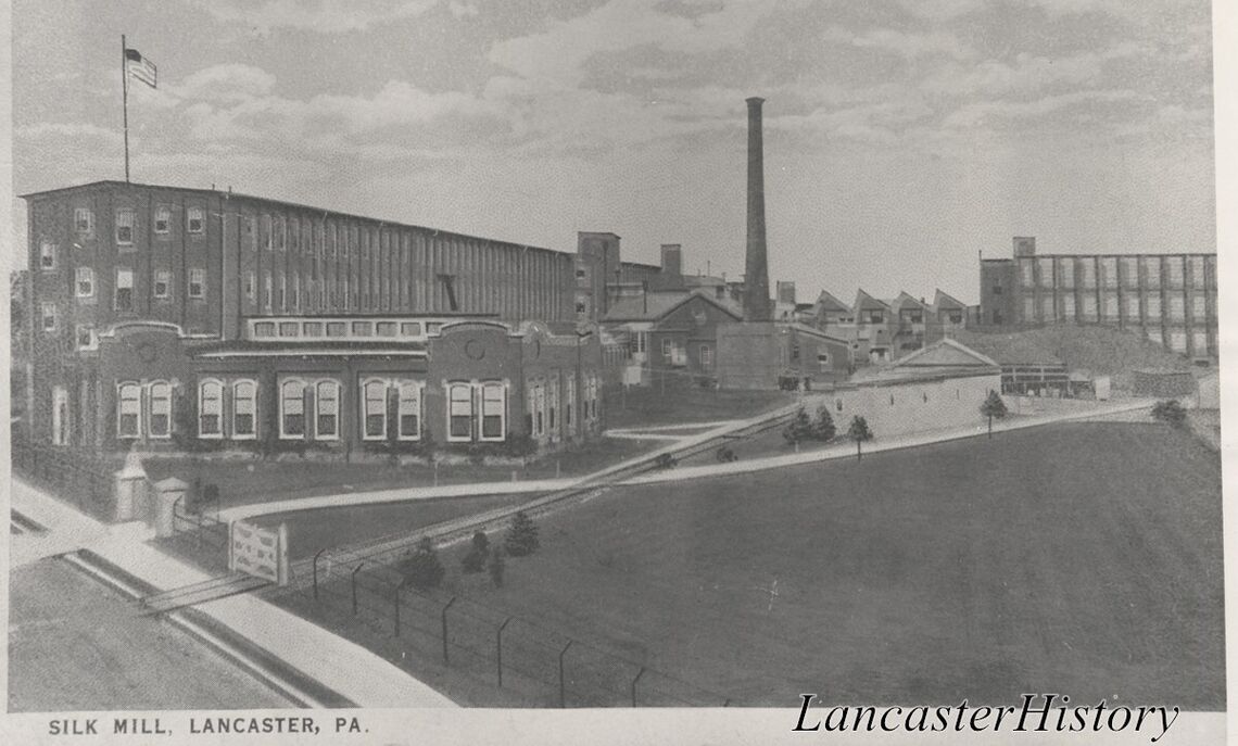 Stehli Silk Mill, located on Martha Ave. in Lancaster, Pa., less than three miles from Franklin & Marshall College